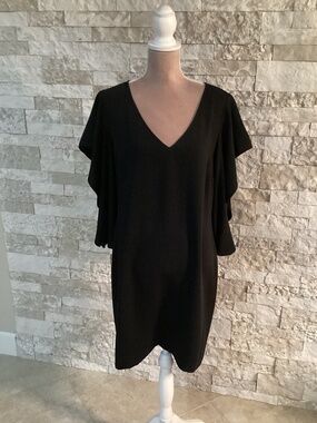 Trina Turk Hiroshi Flutter Sleeve Dress